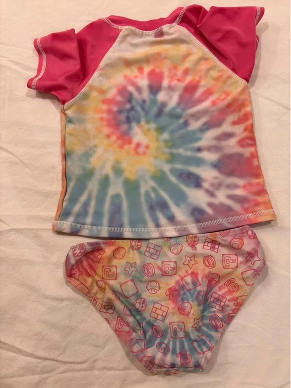 Super Mario Swim Set Size 4T